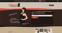 Desktop Screenshot of lesbianasvenezuela.com